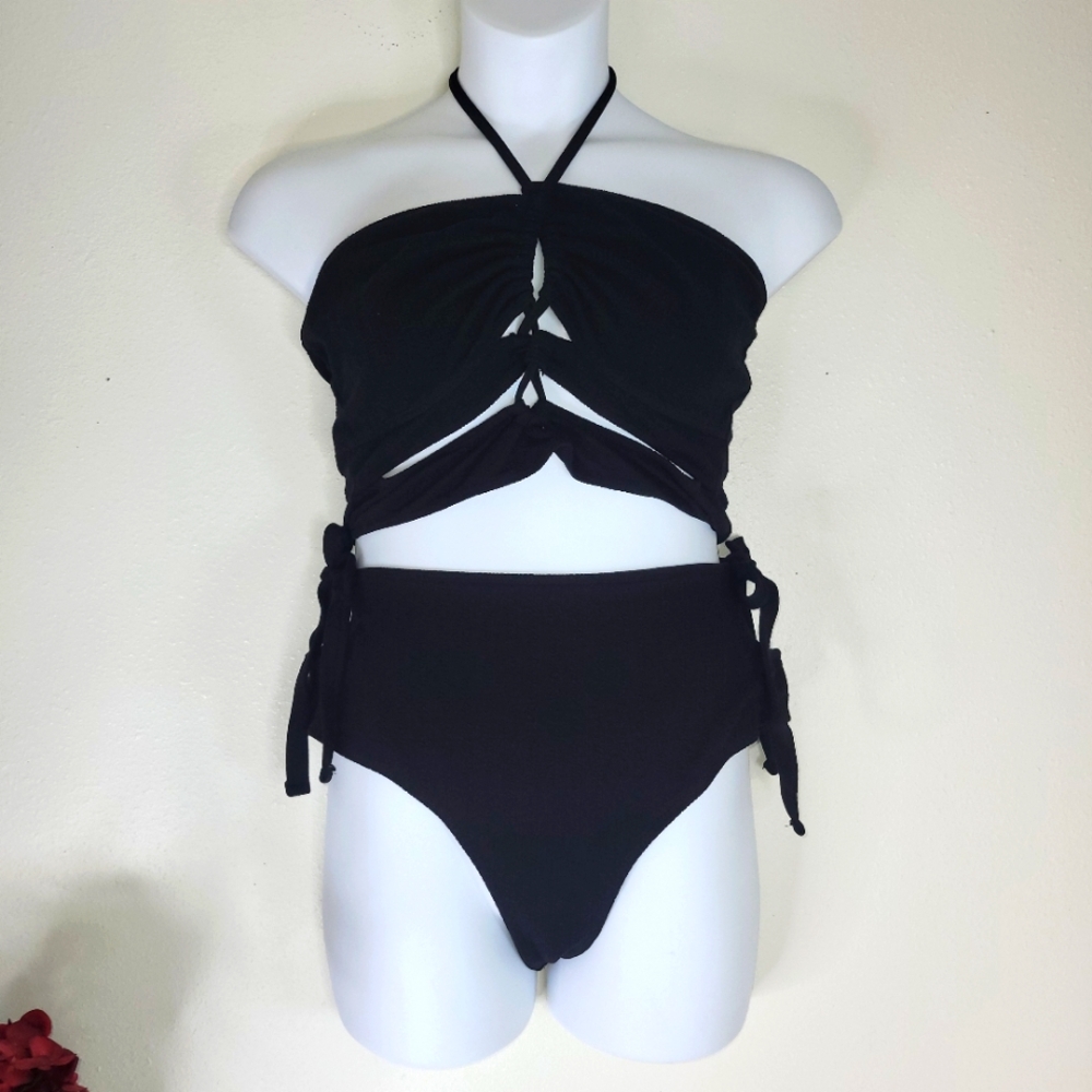 🤑 4for$20 Closet Blowout!  Stylish Black two Piece Swimsuit
